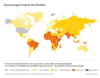 Eisenmangel weltweit